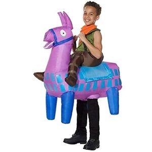 Inflatable Fortnite Loot Llama costume. Youth - One size fits all